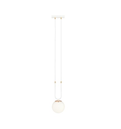 Glam 1 Hvid/Opal pendellampe - Ø15 cm, E14, 230V, uden lyskilde