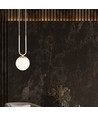 Glam 1 Hvid/Opal pendellampe - Ø15 cm, E14, 230V, uden lyskilde