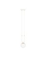 Glam 1 Hvid/Opal pendellampe - Ø15 cm, E14, 230V, uden lyskilde