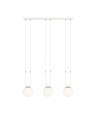 Glam 3 Hvid/Opal pendellampe - Ø15 cm, E14, 230V, uden lyskilde