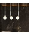 Glam 3 Hvid/Opal pendellampe - Ø15 cm, E14, 230V, uden lyskilde