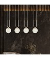Glam 4 Hvid/Opal pendellampe - Ø15 cm, E14, 230V, uden lyskilde