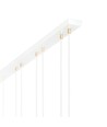 Outlet: Glam 4 Hvid/Opal pendellampe - Ø15 cm, E14, 230V, uden lyskilde