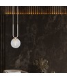 Glam 1 Hvid/Transparent pendellampe - Ø14 cm, E14, 230V, uden lyskilde