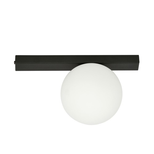 Fit 1 Sort/Opal loftslampe - Ø15 cm, E14, 230V, uden lyskilde
