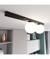 Fit 2 Sort/Opal loftslampe - Ø15 cm, E14, 230V, uden lyskilde