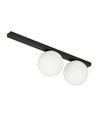 Fit 2 Sort/Opal loftslampe - Ø15 cm, E14, 230V, uden lyskilde