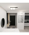Fit 2 Sort/Opal loftslampe - Ø15 cm, E14, 230V, uden lyskilde