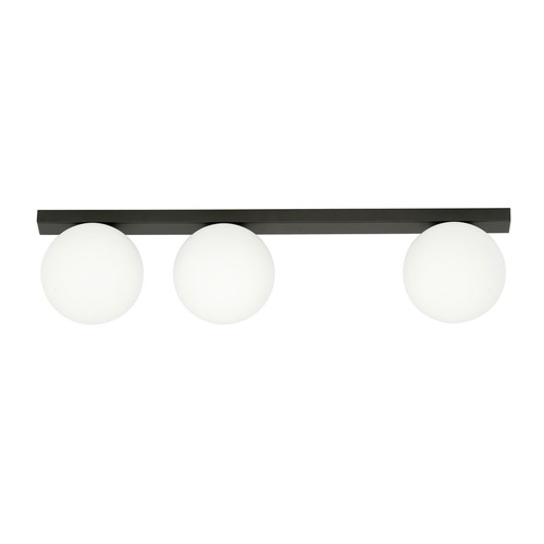 Fit 3 Sort/Opal loftslampe - Ø15 cm, E14, 230V, uden lyskilde