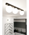 Fit 3 Sort/Opal loftslampe - Ø15 cm, E14, 230V, uden lyskilde