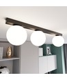 Fit 3 Sort/Opal loftslampe - Ø15 cm, E14, 230V, uden lyskilde