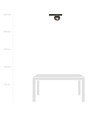 Fit 1 Sort/Stribe loftslampe - Ø14 cm, E14, 230V, uden lyskilde