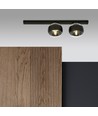 Fit 2 Sort/Stribe loftslampe - Ø14 cm, E14, 230V, uden lyskilde