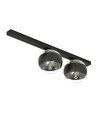Fit 2 Sort/Stribe loftslampe - Ø14 cm, E14, 230V, uden lyskilde
