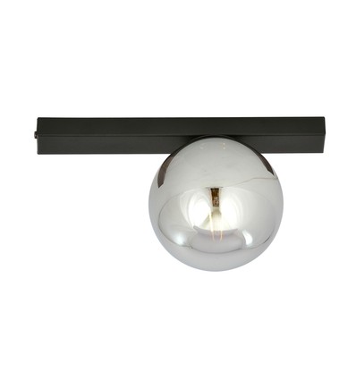 Fit 1 Sort/Grafit loftslampe - Ø14 cm, E14, 230V, uden lyskilde