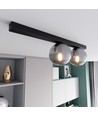 Fit 2 Sort/Grafit loftslampe - Ø14 cm, E14, 230V, uden lyskilde