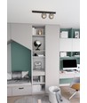 Fit 2 Sort/Grafit loftslampe - Ø14 cm, E14, 230V, uden lyskilde