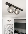 Fit 2 Sort/Grafit loftslampe - Ø14 cm, E14, 230V, uden lyskilde