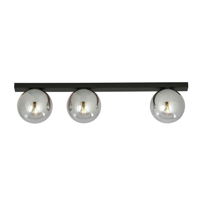 Fit 3 Sort/Grafit loftslampe - Ø14 cm, E14, 230V, uden lyskilde