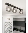 Fit 3 Sort/Grafit loftslampe - Ø14 cm, E14, 230V, uden lyskilde