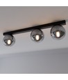 Fit 3 Sort/Grafit loftslampe - Ø14 cm, E14, 230V, uden lyskilde