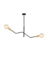 Bolt 2 Sort/Guld loftslampe - E27, 230V, uden lyskilde
