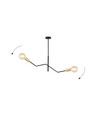 Bolt 2 Sort/Guld loftslampe - E27, 230V, uden lyskilde
