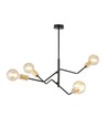 Bolt 4 Sort/Guld loftslampe - E27, 230V, uden lyskilde