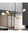 Bolt 4 Sort/Guld loftslampe - E27, 230V, uden lyskilde