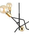 Bolt 6 Sort/Guld loftslampe - E27, 230V, uden lyskilde