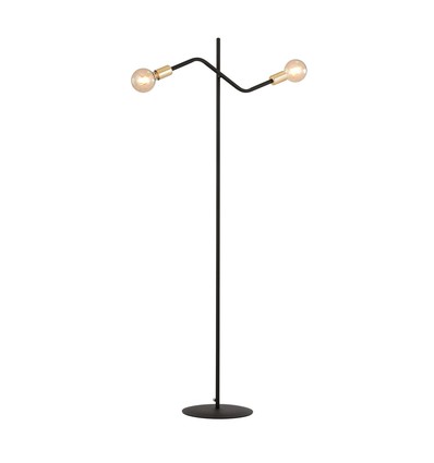 Bolt LP2 Sort/Guld loftslampe - E27, 230V, uden lyskilde