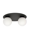 Solar 2 Sort/Opal loftslampe - Ø15 cm, E14, 230V, uden lyskilde