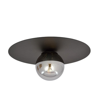 Solar 1 Sort/Grafit loftslampe - Ø14 cm, E14, 230V, uden lyskilde