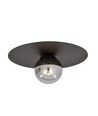 Solar 1 Sort/Grafit loftslampe - Ø14 cm, E14, 230V, uden lyskilde