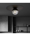 Solar 1 Sort/Grafit loftslampe - Ø14 cm, E14, 230V, uden lyskilde