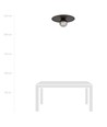 Solar 1 Sort/Grafit loftslampe - Ø14 cm, E14, 230V, uden lyskilde