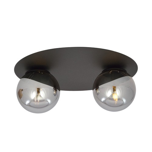 Solar 2 Sort/Grafit loftslampe - Ø14 cm, E14, 230V, uden lyskilde