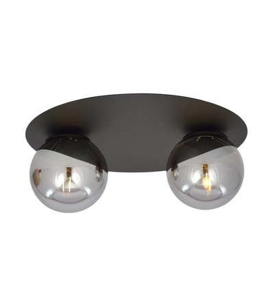 Solar 2 Sort/Grafit loftslampe - Ø14 cm, E14, 230V, uden lyskilde