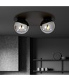 Solar 2 Sort/Grafit loftslampe - Ø14 cm, E14, 230V, uden lyskilde