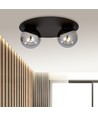Solar 2 Sort/Grafit loftslampe - Ø14 cm, E14, 230V, uden lyskilde