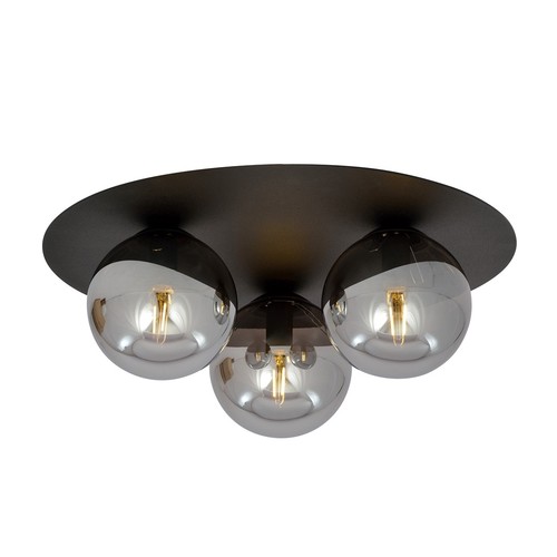 Solar 3 Sort/Grafit loftslampe - Ø14 cm, E14, 230V, uden lyskilde