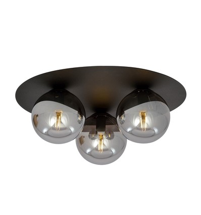 Solar 3 Sort/Grafit loftslampe - Ø14 cm, E14, 230V, uden lyskilde
