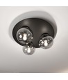 Solar 3 Sort/Grafit loftslampe - Ø14 cm, E14, 230V, uden lyskilde