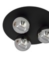 Solar 3 Sort/Grafit loftslampe - Ø14 cm, E14, 230V, uden lyskilde