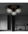 Solar 3 Sort/Grafit loftslampe - Ø14 cm, E14, 230V, uden lyskilde