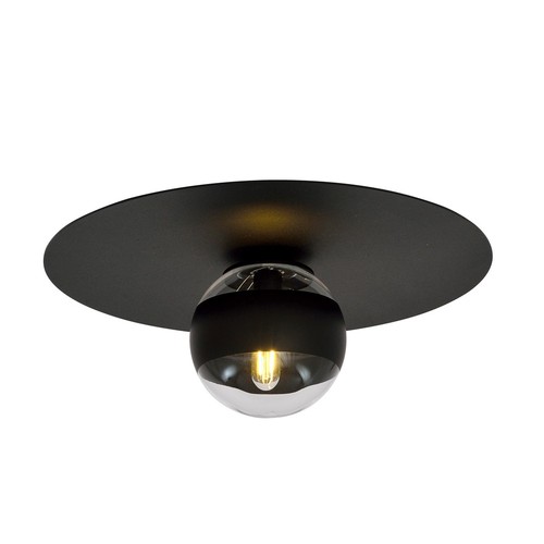 Solar 1 Sort/Stribe loftslampe - Ø14 cm, E14, 230V, uden lyskilde