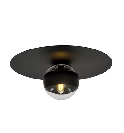 Solar 1 Sort/Stribe loftslampe - Ø14 cm, E14, 230V, uden lyskilde