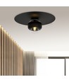 Solar 1 Sort/Stribe loftslampe - Ø14 cm, E14, 230V, uden lyskilde