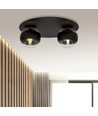 Solar 2 Sort/Stribe loftslampe - Ø14 cm, E14, 230V, uden lyskilde