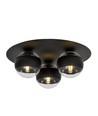 Solar 3 Sort/Stribe loftslampe - Ø14 cm, E14, 230V, uden lyskilde